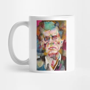 LUDWIG WITTGENSTEIN watercolor portrait .4 Mug